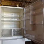 LOTE 214 -  01 REFRIGERADOR MARCA BRASTEMP INVERSE MAX 110V. (NO ESTADO) BF8564M