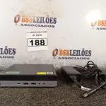 LOTE 188 - 01 CPU SEM MEMÓRIA E SEM HD COM CARREGADOR MARCA HP. (NO ESTADO) BD1778K