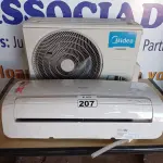 LOTE 207 - 01 AR-CONDICIONADO INVERTER COM CONTROLE REMOTO MARCA SPRINGER 220 VOLTS DE 12.000BTUS. (AIR CONDITIONER (NO ESTADO) BF8469T