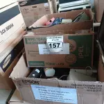 LOTE 157 - 01 LOTE COM VÁRIOS SENSORES DE PRESENÇA, CAIXINHAS DE SOM PARA PC E MATERIAIS ELÉTRICOS DIVERSOS. (NO ESTADO) ATENÇÃO! FAZER A VISITAÇÃO ANTES DE ARREMATAR, NÃO SABEMOS SE FUNCIONA. LEILÃO NÃO TEM GARANTIA E NEM DEVOLUÇÃO, SUJEITO A POSSÍVEIS AVARIAS VISÍVEIS/OCULTAS E/OU AUSÊNCIA DE COMPONENTES.