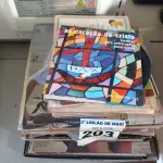 LOTE 203 - 01 LOTE COM VÁRIOS DISCOS DE VINIL. (NO ESTADO) ATENÇÃO! FAZER A VISITAÇÃO ANTES DE ARREMATAR, NÃO SABEMOS SE FUNCIONA. LEILÃO NÃO TEM GARANTIA E NEM DEVOLUÇÃO, SUJEITO A POSSÍVEIS AVARIAS VISÍVEIS/OCULTAS E/OU AUSÊNCIA DE COMPONENTES.