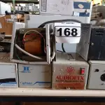 LOTE 168 - 05 AUTOTRANSFORMADORES MARCAS E MODELOS DIVERSOS. (NO ESTADO) ATENÇÃO! FAZER A VISITAÇÃO ANTES DE ARREMATAR, NÃO SABEMOS SE FUNCIONA. LEILÃO NÃO TEM GARANTIA E NEM DEVOLUÇÃO, SUJEITO A POSSÍVEIS AVARIAS VISÍVEIS/OCULTAS E/OU AUSÊNCIA DE COMPONENTES.