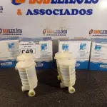 LOTE 049 - 06 REFIS PARA PURIFICADOR DE ÁGUA EUROPA. (NO ESTADO) ATENÇÃO! FAZER A VISITAÇÃO ANTES DE ARREMATAR, NÃO SABEMOS SE FUNCIONA. LEILÃO NÃO TEM GARANTIA E NEM DEVOLUÇÃO, SUJEITO A POSSÍVEIS AVARIAS VISÍVEIS/OCULTAS E/OU AUSÊNCIA DE COMPONENTES.