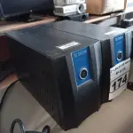 LOTE 174 - 02 ESTABILIZADORES TS SHARA 1500VA. (NO ESTADO) ATENÇÃO! FAZER A VISITAÇÃO ANTES DE ARREMATAR, NÃO SABEMOS SE FUNCIONA. LEILÃO NÃO TEM GARANTIA E NEM DEVOLUÇÃO, SUJEITO A POSSÍVEIS AVARIAS VISÍVEIS/OCULTAS E/OU AUSÊNCIA DE COMPONENTES.