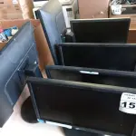 LOTE 156 - 06 MONITORES MARCAS E MODELOS DIVERSOS. (NO ESTADO) ATENÇÃO! FAZER A VISITAÇÃO ANTES DE ARREMATAR, NÃO SABEMOS SE FUNCIONA. LEILÃO NÃO TEM GARANTIA E NEM DEVOLUÇÃO, SUJEITO A POSSÍVEIS AVARIAS VISÍVEIS/OCULTAS E/OU AUSÊNCIA DE COMPONENTES.