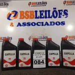 LOTE 084 - 05 LITROS DE ÓLEO CAPELA ISSO 68, LUBRIFICANTE MINERAL PARA COMPRESSORES DE REFRIGERAÇÃO DE SISTEMAS NÃO SELADOS QUE UTILIZEM COMO GÁS REFRIGERANTE O FREON, AMÔNIA E SIMILARES. (NO ESTADO) ATENÇÃO! FAZER A VISITAÇÃO ANTES DE ARREMATAR, NÃO SABEMOS SE FUNCIONA. LEILÃO NÃO TEM GARANTIA E NEM DEVOLUÇÃO, SUJEITO A POSSÍVEIS AVARIAS VISÍVEIS/OCULTAS E/OU AUSÊNCIA DE COMPONENTES.