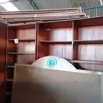 LOTE 117 - 01 LOTE COM VÁRIOS ARMÁRIOS EM MADEIRA. (NO ESTADO) ATENÇÃO! FAZER A VISITAÇÃO ANTES DE ARREMATAR, NÃO SABEMOS SE FUNCIONA. LEILÃO NÃO TEM GARANTIA E NEM DEVOLUÇÃO, SUJEITO A POSSÍVEIS AVARIAS VISÍVEIS/OCULTAS E/OU AUSÊNCIA DE COMPONENTES.