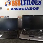 LOTE 102 - 02 NOTEBOOKS MARCAS E MODELOS DIVERSOS. (NO ESTADO) ATENÇÃO! FAZER A VISITAÇÃO ANTES DE ARREMATAR, NÃO SABEMOS SE FUNCIONA. LEILÃO NÃO TEM GARANTIA E NEM DEVOLUÇÃO, SUJEITO A POSSÍVEIS AVARIAS VISÍVEIS/OCULTAS E/OU AUSÊNCIA DE COMPONENTES.