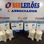 LOTE 049 - 06 REFIS PARA PURIFICADOR DE ÁGUA EUROPA. (NO ESTADO) ATENÇÃO! FAZER A VISITAÇÃO ANTES DE ARREMATAR, NÃO SABEMOS SE FUNCIONA. LEILÃO NÃO TEM GARANTIA E NEM DEVOLUÇÃO, SUJEITO A POSSÍVEIS AVARIAS VISÍVEIS/OCULTAS E/OU AUSÊNCIA DE COMPONENTES.
