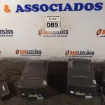 LOTE 089 - 02 IMPRESSORAS DE CUPOM MARCAS DARUMA COM FONTE.  (NO ESTADO) ATENÇÃO! FAZER A VISITAÇÃO ANTES DE ARREMATAR, NÃO SABEMOS SE FUNCIONA. LEILÃO NÃO TEM GARANTIA E NEM DEVOLUÇÃO, SUJEITO A POSSÍVEIS AVARIAS VISÍVEIS/OCULTAS E/OU AUSÊNCIA DE COMPONENTES.
