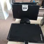 LOTE 259 - 04 MONITORES MARCAS E MODELOS DIVERSOS. (NO ESTADO) ATENÇÃO! FAZER A VISITAÇÃO ANTES DE ARREMATAR, NÃO SABEMOS SE FUNCIONA. LEILÃO NÃO TEM GARANTIA E NEM DEVOLUÇÃO, SUJEITO A POSSÍVEIS AVARIAS VISÍVEIS/OCULTAS E/OU AUSÊNCIA DE COMPONENTES.