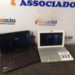 LOTE 317 - 02 NETBOOK’S MARCAS E MODELOS DIVERSOS. (NO ESTADO) ATENÇÃO! FAZER A VISITAÇÃO ANTES DE ARREMATAR, NÃO SABEMOS SE FUNCIONA. LEILÃO NÃO TEM GARANTIA E NEM DEVOLUÇÃO, SUJEITO A POSSÍVEIS AVARIAS VISÍVEIS/OCULTAS E/OU AUSÊNCIA DE COMPONENTES.