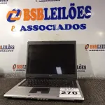 LOTE 270 - 01 NOTEBOOK MARCA ACER. (NO ESTADO) ATENÇÃO! FAZER A VISITAÇÃO ANTES DE ARREMATAR, NÃO SABEMOS SE FUNCIONA. LEILÃO NÃO TEM GARANTIA E NEM DEVOLUÇÃO, SUJEITO A POSSÍVEIS AVARIAS VISÍVEIS/OCULTAS E/OU AUSÊNCIA DE COMPONENTES.