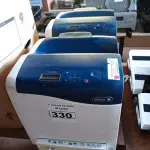 LOTE 330 - 02 IMPRESSORAS MARCAS XEROX PHASER 6500. (NO ESTADO) ATENÇÃO! FAZER A VISITAÇÃO ANTES DE ARREMATAR, NÃO SABEMOS SE FUNCIONA. LEILÃO NÃO TEM GARANTIA E NEM DEVOLUÇÃO, SUJEITO A POSSÍVEIS AVARIAS VISÍVEIS/OCULTAS E/OU AUSÊNCIA DE COMPONENTES.