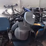 LOTE 339 - 01 LOTE COM VÁRIAS CADEIRAS MARCAS E MODELOS DIVERSOS. (NO ESTADO) ATENÇÃO! FAZER A VISITAÇÃO ANTES DE ARREMATAR, NÃO SABEMOS SE FUNCIONA. LEILÃO NÃO TEM GARANTIA E NEM DEVOLUÇÃO, SUJEITO A POSSÍVEIS AVARIAS VISÍVEIS/OCULTAS E/OU AUSÊNCIA DE COMPONENTES.