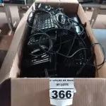 LOTE 366 - 01 LOTE COM VÁRIOS TECLADOS E MOUSES MARCAS E MODELOS DIVERSOS. (NO ESTADO) ATENÇÃO! FAZER A VISITAÇÃO ANTES DE ARREMATAR, NÃO SABEMOS SE FUNCIONA. LEILÃO NÃO TEM GARANTIA E NEM DEVOLUÇÃO, SUJEITO A POSSÍVEIS AVARIAS VISÍVEIS/OCULTAS E/OU AUSÊNCIA DE COMPONENTES.
