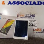 LOTE 232 - 01 TABLET MARCA HP. (NO ESTADO) ATENÇÃO! FAZER A VISITAÇÃO ANTES DE ARREMATAR, NÃO SABEMOS SE FUNCIONA. LEILÃO NÃO TEM GARANTIA E NEM DEVOLUÇÃO, SUJEITO A POSSÍVEIS AVARIAS VISÍVEIS/OCULTAS E/OU AUSÊNCIA DE COMPONENTES.
