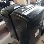 LOTE 264 - 02 FRAGMENTADORAS DE PAPEL. (NO ESTADO) ATENÇÃO! FAZER A VISITAÇÃO ANTES DE ARREMATAR, NÃO SABEMOS SE FUNCIONA. LEILÃO NÃO TEM GARANTIA E NEM DEVOLUÇÃO, SUJEITO A POSSÍVEIS AVARIAS VISÍVEIS/OCULTAS E/OU AUSÊNCIA DE COMPONENTES.