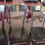 LOTE 325 - 04 CADEIRAS EM MADEIRA. (NO ESTADO) ATENÇÃO! FAZER A VISITAÇÃO ANTES DE ARREMATAR, NÃO SABEMOS SE FUNCIONA. LEILÃO NÃO TEM GARANTIA E NEM DEVOLUÇÃO, SUJEITO A POSSÍVEIS AVARIAS VISÍVEIS/OCULTAS E/OU AUSÊNCIA DE COMPONENTES.