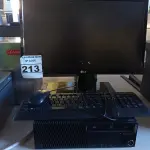 LOTE 213 - 01 CPU, 01 MONITOR, 01 TECLADO E 01 MOUSE. (NO ESTADO) ATENÇÃO! FAZER A VISITAÇÃO ANTES DE ARREMATAR, NÃO SABEMOS SE FUNCIONA. LEILÃO NÃO TEM GARANTIA E NEM DEVOLUÇÃO, SUJEITO A POSSÍVEIS AVARIAS VISÍVEIS/OCULTAS E/OU AUSÊNCIA DE COMPONENTES.