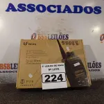 LOTE 224 - 01 RÁDIO COMUNICADOR. (NO ESTADO) ATENÇÃO! FAZER A VISITAÇÃO ANTES DE ARREMATAR, NÃO SABEMOS SE FUNCIONA. LEILÃO NÃO TEM GARANTIA E NEM DEVOLUÇÃO, SUJEITO A POSSÍVEIS AVARIAS VISÍVEIS/OCULTAS E/OU AUSÊNCIA DE COMPONENTES.