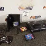 LOTE 032 - 01 CONSOLE MEGA DRIVE, 01 CONTROLE E 04 JOGOS MARCA GÊNESES. (NO ESTADO) ATENÇÃO! FAZER A VISITAÇÃO ANTES DE ARREMATAR, NÃO SABEMOS SE FUNCIONA. LEILÃO NÃO TEM GARANTIA E NEM DEVOLUÇÃO, SUJEITO A POSSÍVEIS AVARIAS VISÍVEIS/OCULTAS E/OU AUSÊNCIA DE COMPONENTES.