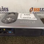 LOTE 301 - 01 PROJETOR MARCA BENQ. (NO ESTADO) ATENÇÃO! FAZER A VISITAÇÃO ANTES DE ARREMATAR, NÃO SABEMOS SE FUNCIONA. LEILÃO NÃO TEM GARANTIA E NEM DEVOLUÇÃO, SUJEITO A POSSÍVEIS AVARIAS VISÍVEIS/OCULTAS E/OU AUSÊNCIA DE COMPONENTES.