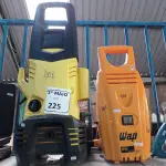 LOTE 225 - 02 LAVADORAS DE ALTA PRESSÃO COM AVARIAS. (NO ESTADO) ATENÇÃO! FAZER A VISITAÇÃO ANTES DE ARREMATAR, NÃO SABEMOS SE FUNCIONA. LEILÃO NÃO TEM GARANTIA E NEM DEVOLUÇÃO, SUJEITO A POSSÍVEIS AVARIAS VISÍVEIS/OCULTAS E/OU AUSÊNCIA DE COMPONENTES.