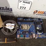 LOTE 272 - 01 PLACA MÃE DDR4 COM 8G, 20 PROCESSADORES E 02 MEMÓRIAS. (NO ESTADO) ATENÇÃO! FAZER A VISITAÇÃO ANTES DE ARREMATAR, NÃO SABEMOS SE FUNCIONA. LEILÃO NÃO TEM GARANTIA E NEM DEVOLUÇÃO, SUJEITO A POSSÍVEIS AVARIAS VISÍVEIS/OCULTAS E/OU AUSÊNCIA DE COMPONENTES.