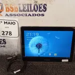 LOTE 278 - 01 TABLET SAMSUNG MODELO:GT-P5110 COM CABO. (NO ESTADO) ATENÇÃO! FAZER A VISITAÇÃO ANTES DE ARREMATAR, NÃO SABEMOS SE FUNCIONA. LEILÃO NÃO TEM GARANTIA E NEM DEVOLUÇÃO, SUJEITO A POSSÍVEIS AVARIAS VISÍVEIS/OCULTAS E/OU AUSÊNCIA DE COMPONENTES.