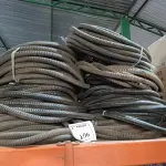 LOTE 106 - 01 LOTE COM MANGUEIRAS CORRUGADA COM ALMA DE AÇO FLEXÍVEL. (NO ESTADO) ATENÇÃO! FAZER A VISITAÇÃO ANTES DE ARREMATAR, NÃO SABEMOS SE FUNCIONA. LEILÃO NÃO TEM GARANTIA E NEM DEVOLUÇÃO, SUJEITO A POSSÍVEIS AVARIAS VISÍVEIS/OCULTAS E/OU AUSÊNCIA DE COMPONENTES.