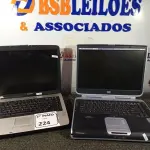 LOTE 224 - 02 NOTEBOOKS PARA RETIRADAS DE PEÇAS. (NO ESTADO) ATENÇÃO! FAZER A VISITAÇÃO ANTES DE ARREMATAR, NÃO SABEMOS SE FUNCIONA. LEILÃO NÃO TEM GARANTIA E NEM DEVOLUÇÃO, SUJEITO A POSSÍVEIS AVARIAS VISÍVEIS/OCULTAS E/OU AUSÊNCIA DE COMPONENTES.