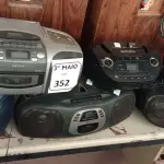 LOTE 352 - 06 MICRO SYSTEM MARCAS E MODELOS DIVERSOS. (NO ESTADO) ATENÇÃO! FAZER A VISITAÇÃO ANTES DE ARREMATAR, NÃO SABEMOS SE FUNCIONA. LEILÃO NÃO TEM GARANTIA E NEM DEVOLUÇÃO, SUJEITO A POSSÍVEIS AVARIAS VISÍVEIS/OCULTAS E/OU AUSÊNCIA DE COMPONENTES.