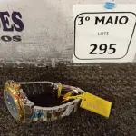 LOTE 295 - 01 RELÓGIO DE PULSO.  (NO ESTADO) ATENÇÃO! FAZER A VISITAÇÃO ANTES DE ARREMATAR, NÃO SABEMOS SE FUNCIONA. LEILÃO NÃO TEM GARANTIA E NEM DEVOLUÇÃO, SUJEITO A POSSÍVEIS AVARIAS VISÍVEIS/OCULTAS E/OU AUSÊNCIA DE COMPONENTES.