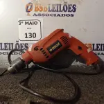LOTE 130 - 01 PARAFUSADEIRA/FURADEIRA MARCA SCHUZ 220V. (NO ESTADO) ATENÇÃO! FAZER A VISITAÇÃO ANTES DE ARREMATAR, NÃO SABEMOS SE FUNCIONA. LEILÃO NÃO TEM GARANTIA E NEM DEVOLUÇÃO, SUJEITO A POSSÍVEIS AVARIAS VISÍVEIS/OCULTAS E/OU AUSÊNCIA DE COMPONENTES.