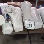 LOTE 133 - 09 FILTROS RESIDENCIAIS. (NO ESTADO) ATENÇÃO! FAZER A VISITAÇÃO ANTES DE ARREMATAR, NÃO SABEMOS SE FUNCIONA. LEILÃO NÃO TEM GARANTIA E NEM DEVOLUÇÃO, SUJEITO A POSSÍVEIS AVARIAS VISÍVEIS/OCULTAS E/OU AUSÊNCIA DE COMPONENTES.