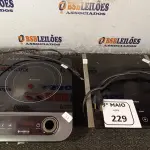 LOTE 229 - 02 FOGÕES ELÉTRICOS COM AVARIAS. (NO ESTADO) ATENÇÃO! FAZER A VISITAÇÃO ANTES DE ARREMATAR, NÃO SABEMOS SE FUNCIONA. LEILÃO NÃO TEM GARANTIA E NEM DEVOLUÇÃO, SUJEITO A POSSÍVEIS AVARIAS VISÍVEIS/OCULTAS E/OU AUSÊNCIA DE COMPONENTES.