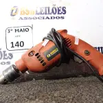 LOTE 140 - 01 PARAFUSADEIRA/FURADEIRA MARCA SCHUZ 220V. (NO ESTADO) ATENÇÃO! FAZER A VISITAÇÃO ANTES DE ARREMATAR, NÃO SABEMOS SE FUNCIONA. LEILÃO NÃO TEM GARANTIA E NEM DEVOLUÇÃO, SUJEITO A POSSÍVEIS AVARIAS VISÍVEIS/OCULTAS E/OU AUSÊNCIA DE COMPONENTES.