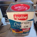 LOTE 139 - 01 LATA DE TINTA IQUINE DIATEX DE 18L NA COR FOSCO AVELUDADO CAMARÃO. (NO ESTADO) ATENÇÃO! FAZER A VISITAÇÃO ANTES DE ARREMATAR, NÃO SABEMOS SE FUNCIONA. LEILÃO NÃO TEM GARANTIA E NEM DEVOLUÇÃO, SUJEITO A POSSÍVEIS AVARIAS VISÍVEIS/OCULTAS E/OU AUSÊNCIA DE COMPONENTES.