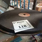 LOTE 118 - 05 DISCOS PARA POLICORTE. (NO ESTADO) ATENÇÃO! FAZER A VISITAÇÃO ANTES DE ARREMATAR, NÃO SABEMOS SE FUNCIONA. LEILÃO NÃO TEM GARANTIA E NEM DEVOLUÇÃO, SUJEITO A POSSÍVEIS AVARIAS VISÍVEIS/OCULTAS E/OU AUSÊNCIA DE COMPONENTES.