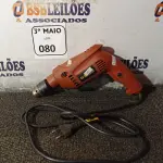 LOTE 080 - 01 PARAFUSADEIRA/FURADEIRA MARCA SCHUZ 220V. (NO ESTADO) ATENÇÃO! FAZER A VISITAÇÃO ANTES DE ARREMATAR, NÃO SABEMOS SE FUNCIONA. LEILÃO NÃO TEM GARANTIA E NEM DEVOLUÇÃO, SUJEITO A POSSÍVEIS AVARIAS VISÍVEIS/OCULTAS E/OU AUSÊNCIA DE COMPONENTES.