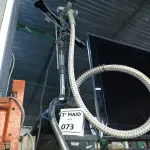 LOTE 073 - 01 FERRO DE PASSAR A VAPOR MARCA BRITÂNIA E 01 TORNEIRA. (NO ESTADO) ATENÇÃO! FAZER A VISITAÇÃO ANTES DE ARREMATAR, NÃO SABEMOS SE FUNCIONA. LEILÃO NÃO TEM GARANTIA E NEM DEVOLUÇÃO, SUJEITO A POSSÍVEIS AVARIAS VISÍVEIS/OCULTAS E/OU AUSÊNCIA DE COMPONENTES.