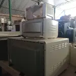 LOTE 149 - 03 FORNOS ELÉTRICOS COM AVARIAS. (NO ESTADO) ATENÇÃO! FAZER A VISITAÇÃO ANTES DE ARREMATAR, NÃO SABEMOS SE FUNCIONA. LEILÃO NÃO TEM GARANTIA E NEM DEVOLUÇÃO, SUJEITO A POSSÍVEIS AVARIAS VISÍVEIS/OCULTAS E/OU AUSÊNCIA DE COMPONENTES.