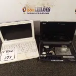 LOTE 277 - 02 NETBOOK’S PARA RETIRADA DE PEÇAS. (NO ESTADO) ATENÇÃO! FAZER A VISITAÇÃO ANTES DE ARREMATAR, NÃO SABEMOS SE FUNCIONA. LEILÃO NÃO TEM GARANTIA E NEM DEVOLUÇÃO, SUJEITO A POSSÍVEIS AVARIAS VISÍVEIS/OCULTAS E/OU AUSÊNCIA DE COMPONENTES.
