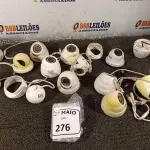 LOTE 276 - 01 LOTE COM VÁRIAS CÂMERAS DE SEGURANÇA. (NO ESTADO) ATENÇÃO! FAZER A VISITAÇÃO ANTES DE ARREMATAR, NÃO SABEMOS SE FUNCIONA. LEILÃO NÃO TEM GARANTIA E NEM DEVOLUÇÃO, SUJEITO A POSSÍVEIS AVARIAS VISÍVEIS/OCULTAS E/OU AUSÊNCIA DE COMPONENTES.