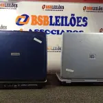 LOTE 224 - 02 NOTEBOOKS PARA RETIRADAS DE PEÇAS. (NO ESTADO) ATENÇÃO! FAZER A VISITAÇÃO ANTES DE ARREMATAR, NÃO SABEMOS SE FUNCIONA. LEILÃO NÃO TEM GARANTIA E NEM DEVOLUÇÃO, SUJEITO A POSSÍVEIS AVARIAS VISÍVEIS/OCULTAS E/OU AUSÊNCIA DE COMPONENTES.