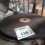 LOTE 118 - 05 DISCOS PARA POLICORTE. (NO ESTADO) ATENÇÃO! FAZER A VISITAÇÃO ANTES DE ARREMATAR, NÃO SABEMOS SE FUNCIONA. LEILÃO NÃO TEM GARANTIA E NEM DEVOLUÇÃO, SUJEITO A POSSÍVEIS AVARIAS VISÍVEIS/OCULTAS E/OU AUSÊNCIA DE COMPONENTES.