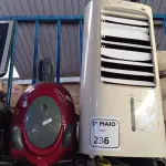 LOTE 236 - 01 ASPIRADOR DE PÓ E 01 CLIMATIZADOR COM AVARIAS. (NO ESTADO) ATENÇÃO! FAZER A VISITAÇÃO ANTES DE ARREMATAR, NÃO SABEMOS SE FUNCIONA. LEILÃO NÃO TEM GARANTIA E NEM DEVOLUÇÃO, SUJEITO A POSSÍVEIS AVARIAS VISÍVEIS/OCULTAS E/OU AUSÊNCIA DE COMPONENTES.