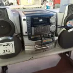 LOTE 211 - 01 APARELHO DE SOM 2X1 MARCA AIWA. (NO ESTADO) ATENÇÃO! FAZER A VISITAÇÃO ANTES DE ARREMATAR, NÃO SABEMOS SE FUNCIONA. LEILÃO NÃO TEM GARANTIA E NEM DEVOLUÇÃO, SUJEITO A POSSÍVEIS AVARIAS VISÍVEIS/OCULTAS E/OU AUSÊNCIA DE COMPONENTES.