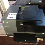 LOTE 216 - 02 IMPRESSORAS MULTIFUNCIONAL MARCA HP. (NO ESTADO) ATENÇÃO! FAZER A VISITAÇÃO ANTES DE ARREMATAR, NÃO SABEMOS SE FUNCIONA. LEILÃO NÃO TEM GARANTIA E NEM DEVOLUÇÃO, SUJEITO A POSSÍVEIS AVARIAS VISÍVEIS/OCULTAS E/OU AUSÊNCIA DE COMPONENTES.